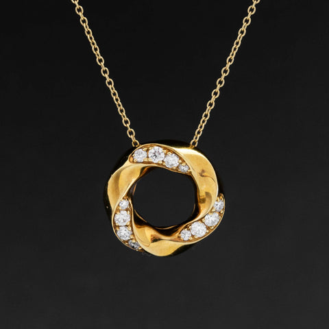 .50ctw Diamond Wreath Pendant by Hearts on Fire
