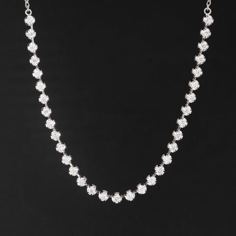 .50ctw Round Brilliant Cut Diamond Line Necklace