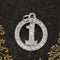 .54ctw Vintage Diamond Number 1 Pendant