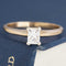 .55ct Radiant Cut Diamond Petite Solitaire