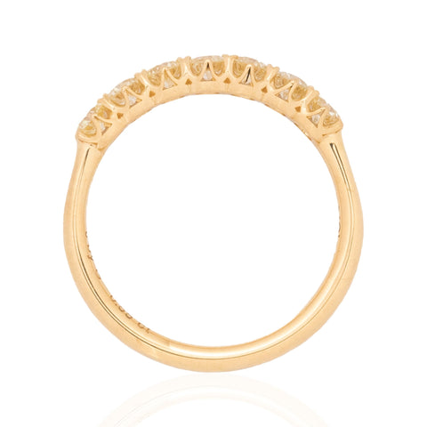 .55ctw Petite Old European Cut Diamond 7-Stone Band