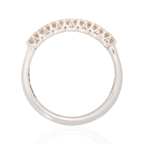 .55ctw Petite Old European Cut Diamond 7-Stone Band