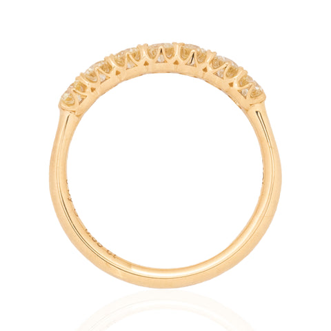 .55ctw Petite Old European Cut Diamond 7-Stone Band