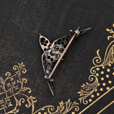 .56ctw Georgian Swallow Diamond Brooch