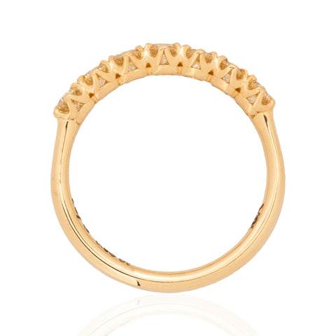 .56ctw Petite Old European Cut Diamond 7-Stone Band