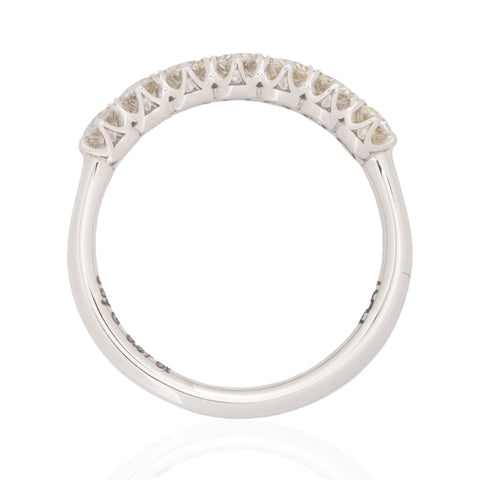 .57ctw Petite Old European Cut Diamond 7-Stone Band
