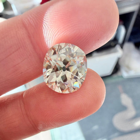 5.81ct Old Mine Cut Diamond, GIA