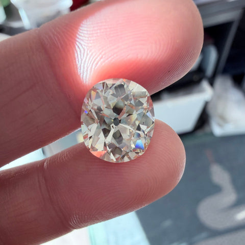 5.81ct Old Mine Cut Diamond, GIA
