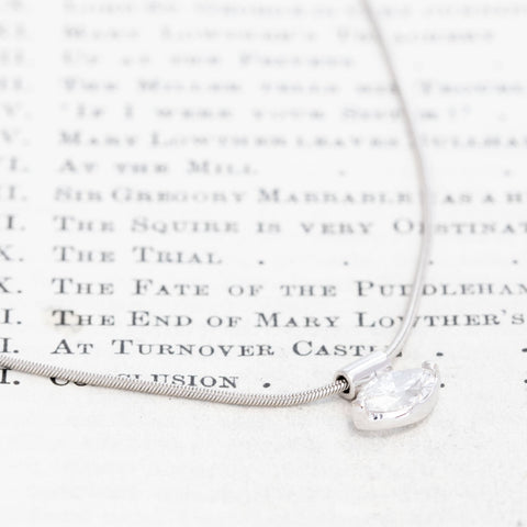 .58ct Vintage Marquise Cut Diamond Pendant, Italian