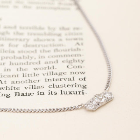 .58ctw Old European Cut Diamond Bar Conversion Pendant