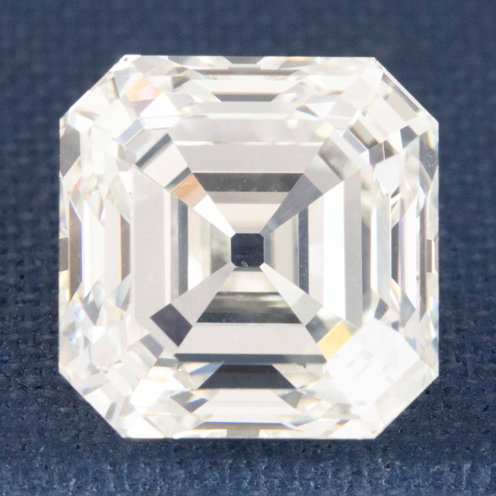 6.01ct Vintage Asscher Cut Diamond