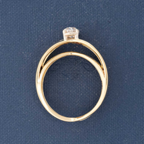 .60ct Vintage Oval Cut Diamond Criss-Cross Solitaire