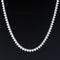 6.58ctw Round Brilliant Cut Diamond 3-Prong Tennis Necklace
