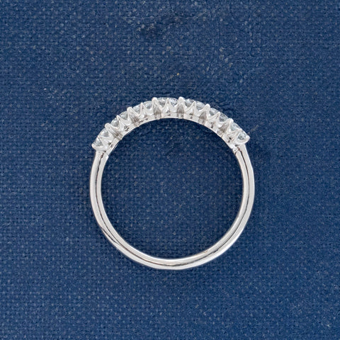 .65ctw Old European Cut Diamond 7-Stone Band