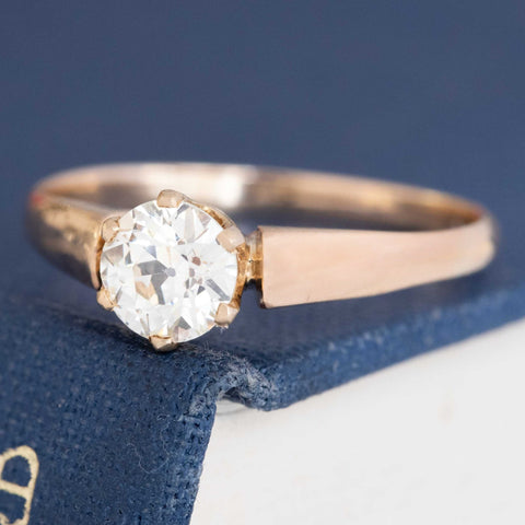 .69ct Vintage Old European Cut Diamond Solitaire