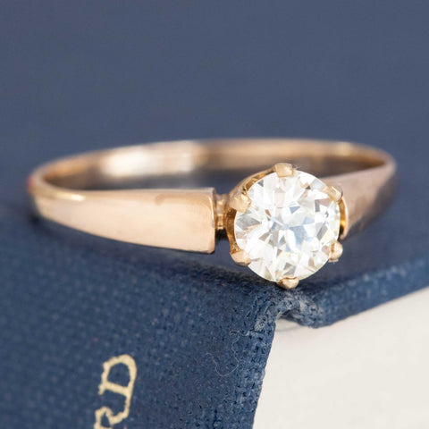 .69ct Vintage Old European Cut Diamond Solitaire