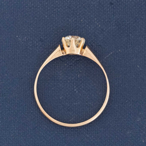 .69ct Vintage Old European Cut Diamond Solitaire