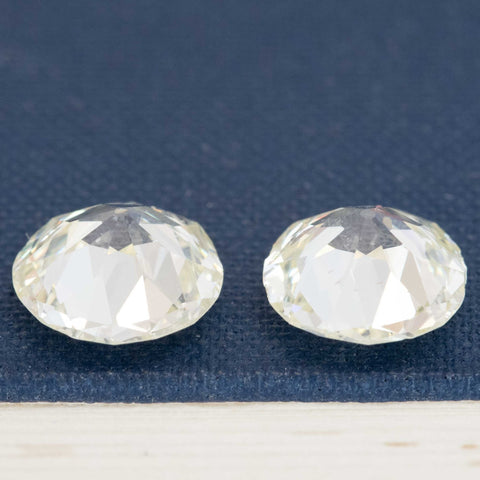 7.00ct Old European Cut Diamond Pair, GIA N
