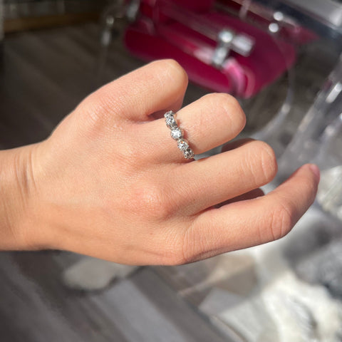 .70ctw Antique Diamond Collet 5-Stone Band