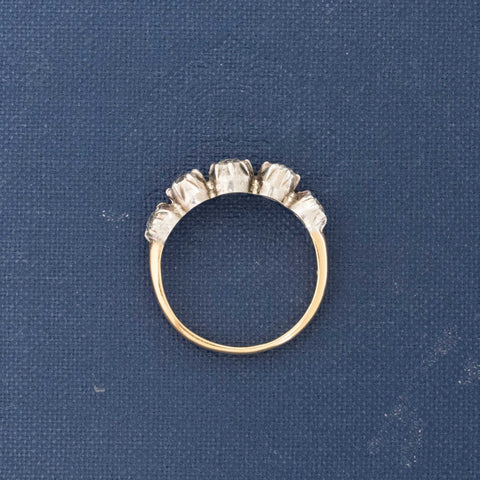 .70ctw Antique Diamond Collet 5-Stone Band