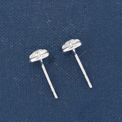 .71ctw Old Mine Cut Diamond Stud Earrings