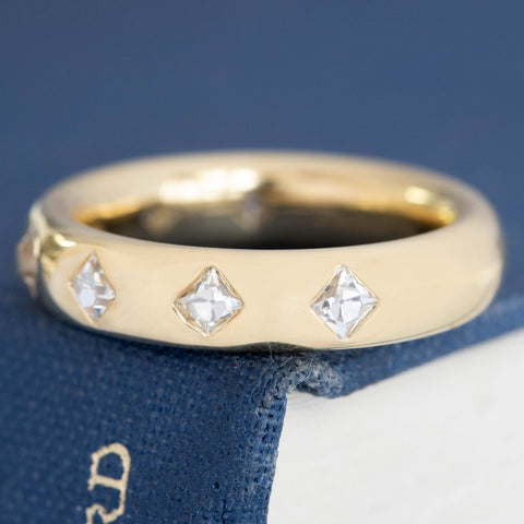 .73ctw French Cut Diamond Scatter Band