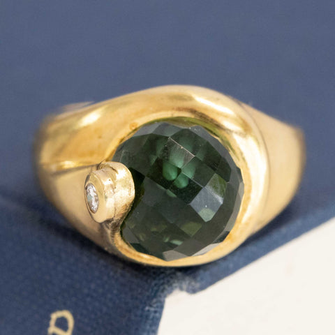 7.40ct Fancy Tourmaline Sphere Ring