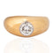 .74ct Round Brilliant Cut Diamond Bezel Solitaire, French