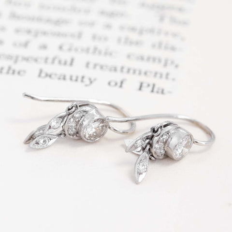 .74ctw Diamond Dangle Conversion Earrings