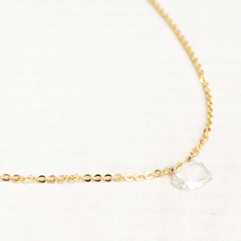 .75ct Oval Rose Cut Diamond Pendant