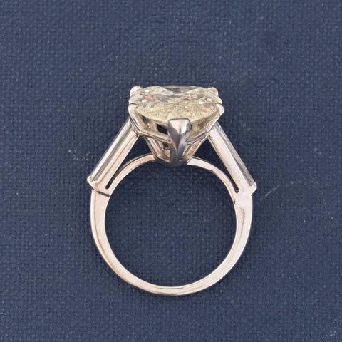 7.66ctw Pear Cut Diamond Solitaire, GIA N SI2
