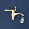 .76ct Briolette Cut Diamond Faucet Pendant