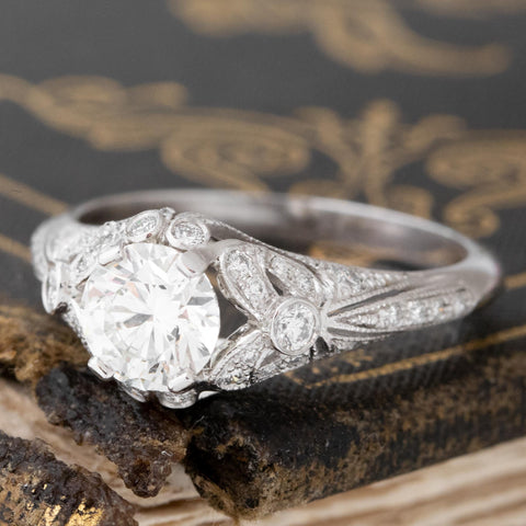 .80ct Transitional Cut Diamond Solitaire by Sebastien Barrier