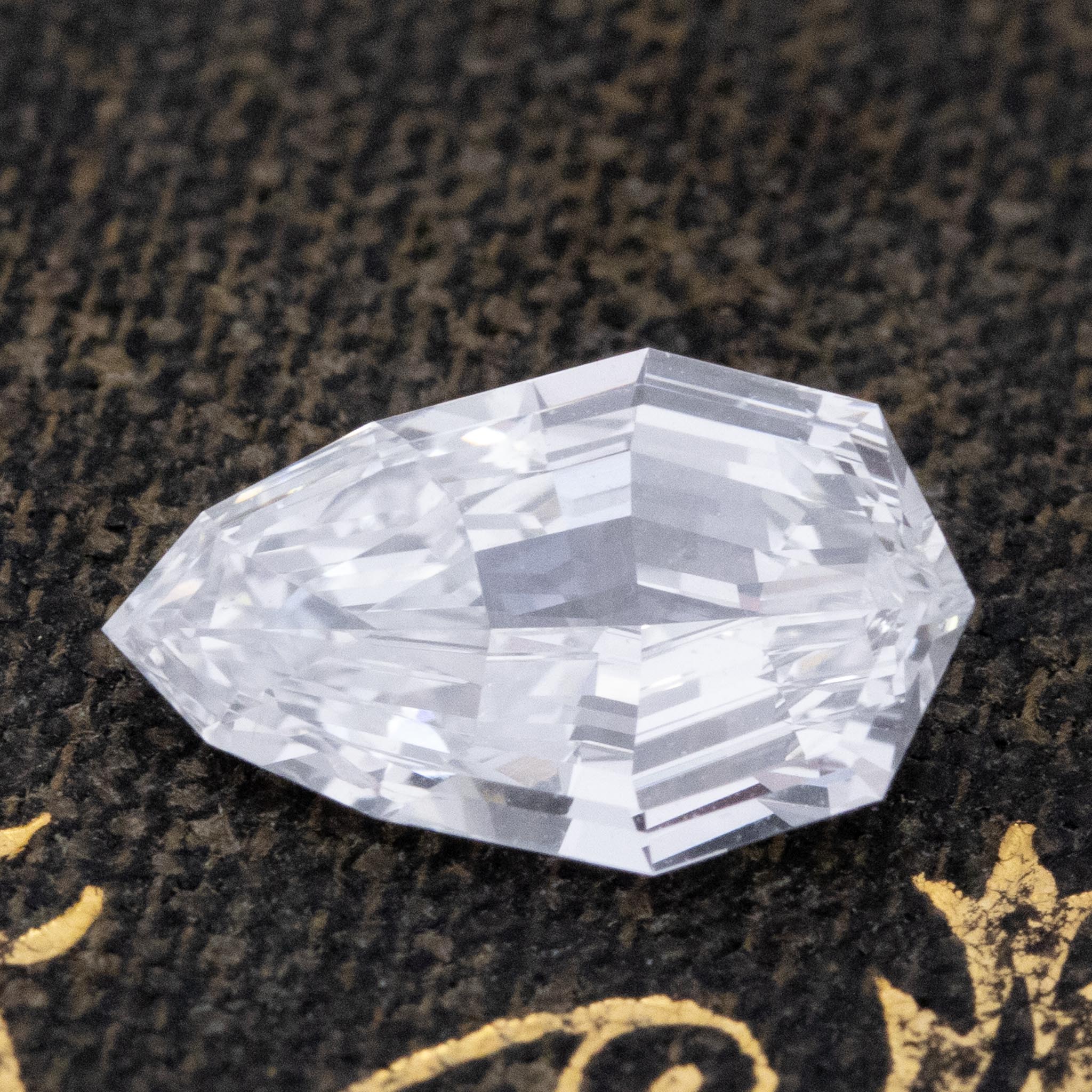 .81ct Pear Step Cut Diamond, GIA D SI1