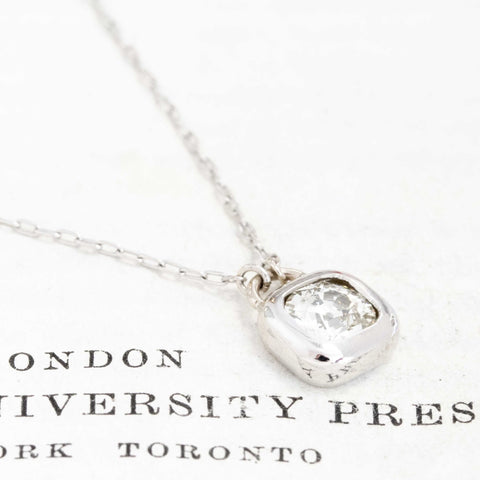 .84ct Old Mine Cut Diamond Bezel Pendant