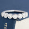 .84ctw Petite Old European Cut Diamond Half-Hoop Band