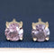 .84ctw Vintage Round Cut Sapphire Stud Earrings