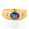 .85ct Vintage Oval Sapphire Dome Ring, by Tiffany & Co.