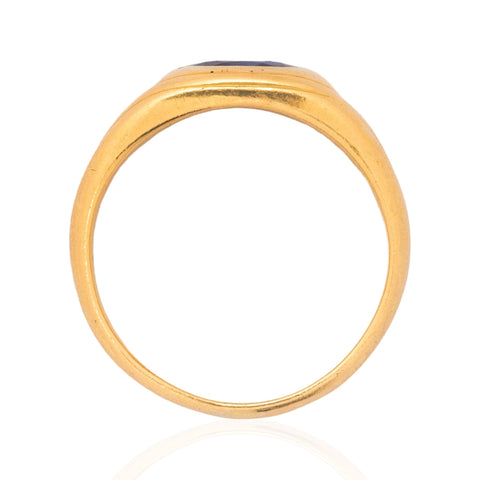 .85ct Vintage Oval Sapphire Dome Ring, by Tiffany & Co.
