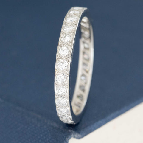 .85ctw Old European Cut Diamond Eternity Band