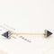 .87ctw Edwardian Diamond & (Syn) Sapphire Jabot