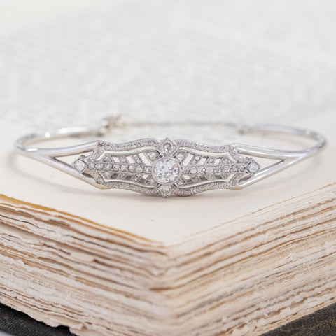 .87ctw Old European Cut Diamond Bangle
