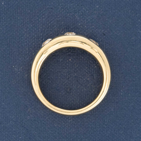 .92ctw Old European Cut Diamond 3-Stone Band
