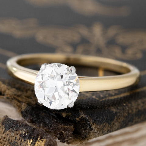 .94ct Transitional Cut Diamond Solitaire, GIA J VS2