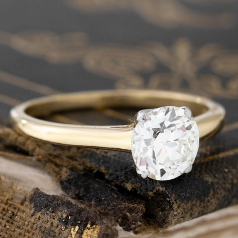 .94ct Transitional Cut Diamond Solitaire, GIA J VS2