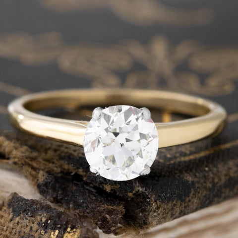 .94ct Transitional Cut Diamond Solitaire, GIA J VS2