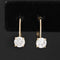 .94ctw Transitional Cut Diamond Drop Earrings