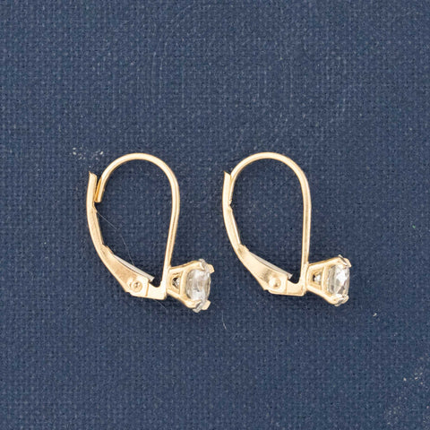.94ctw Transitional Cut Diamond Drop Earrings