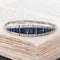 9.75ctw Sapphire & Diamond Belly Bracelet