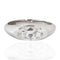 .97ct Oval Cut Diamond Half-Bezel Solitaire, GIA
